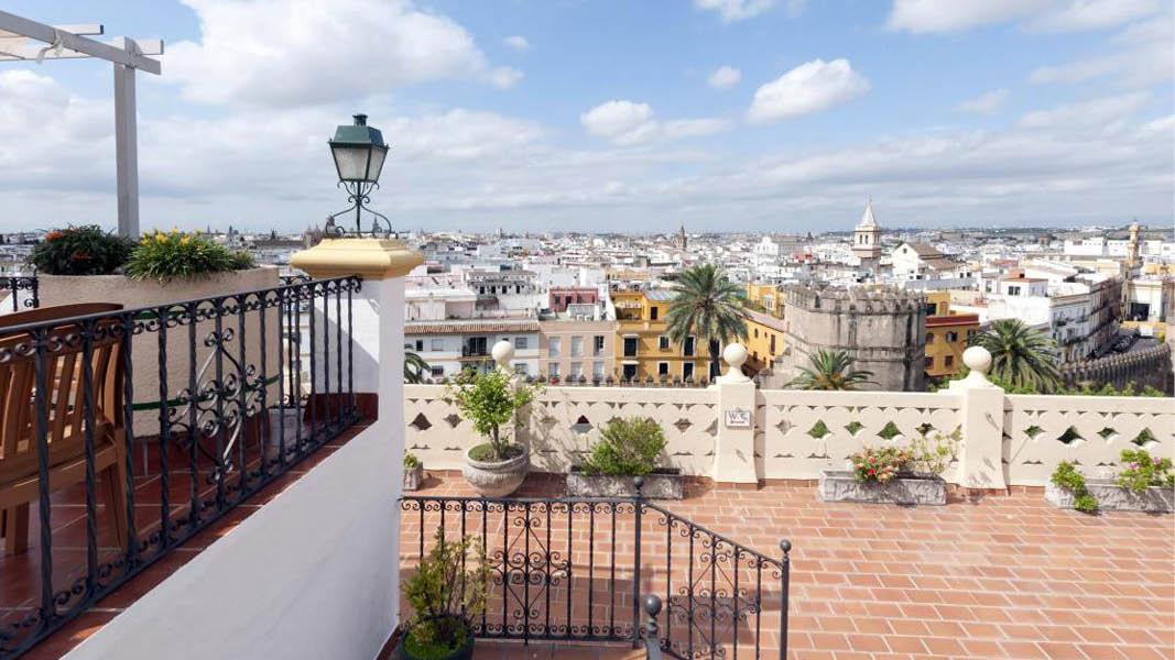 Udsigt p� hotel Sevilla Macarena, Klassiske Andalusien